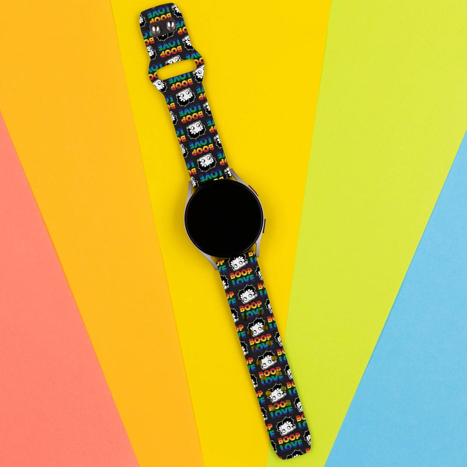Betty Boop Pride HD Watchband for Samsung, Garmin, Fossil, and More for Samsung, Garmin, Fossil, and More - Wear with style