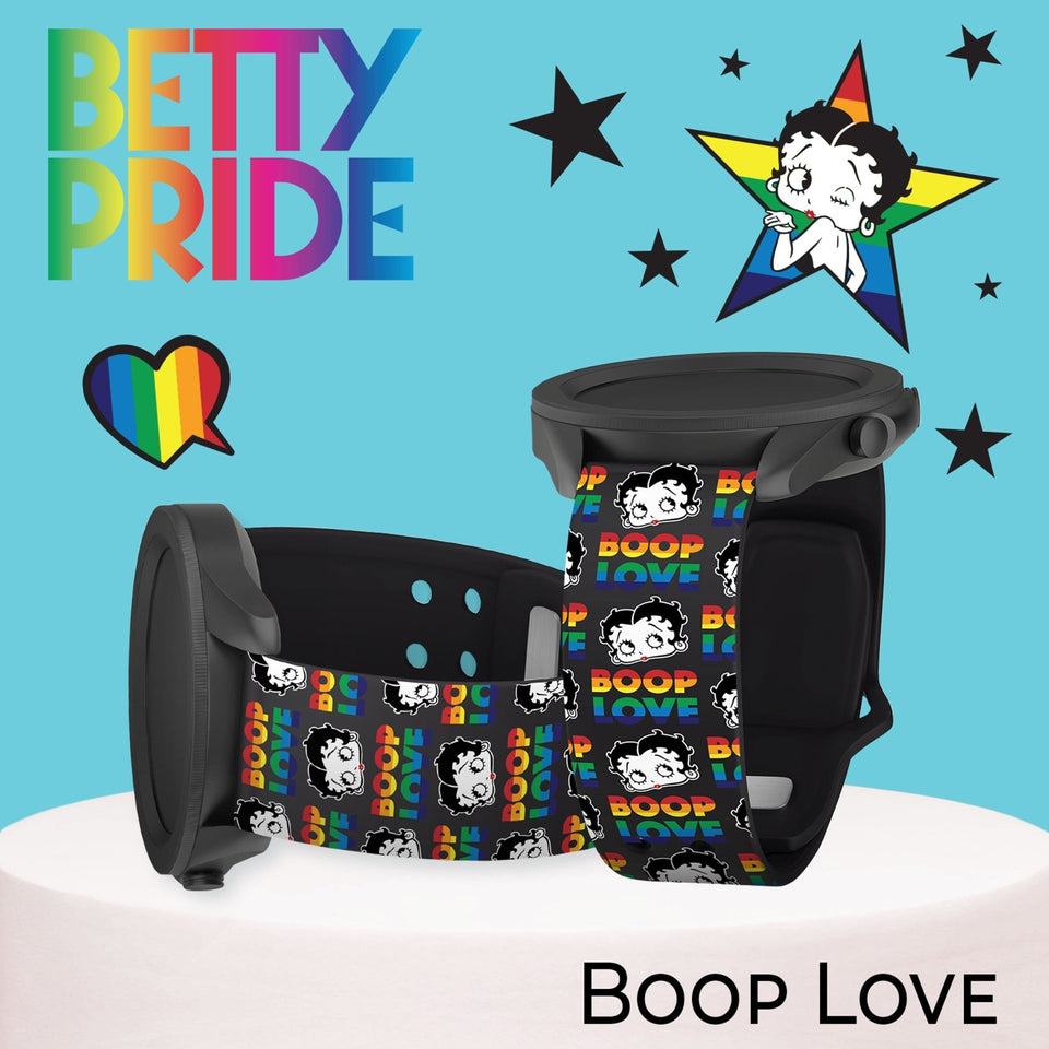 Betty Boop Pride HD Watchband for Samsung, Garmin, Fossil, and More for Samsung, Garmin, Fossil, and More - Wear with style