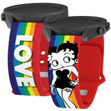 Betty Boop Pride HD Watchband for Samsung, Garmin, Fossil, and More for Samsung, Garmin, Fossil, and More - Wear with style