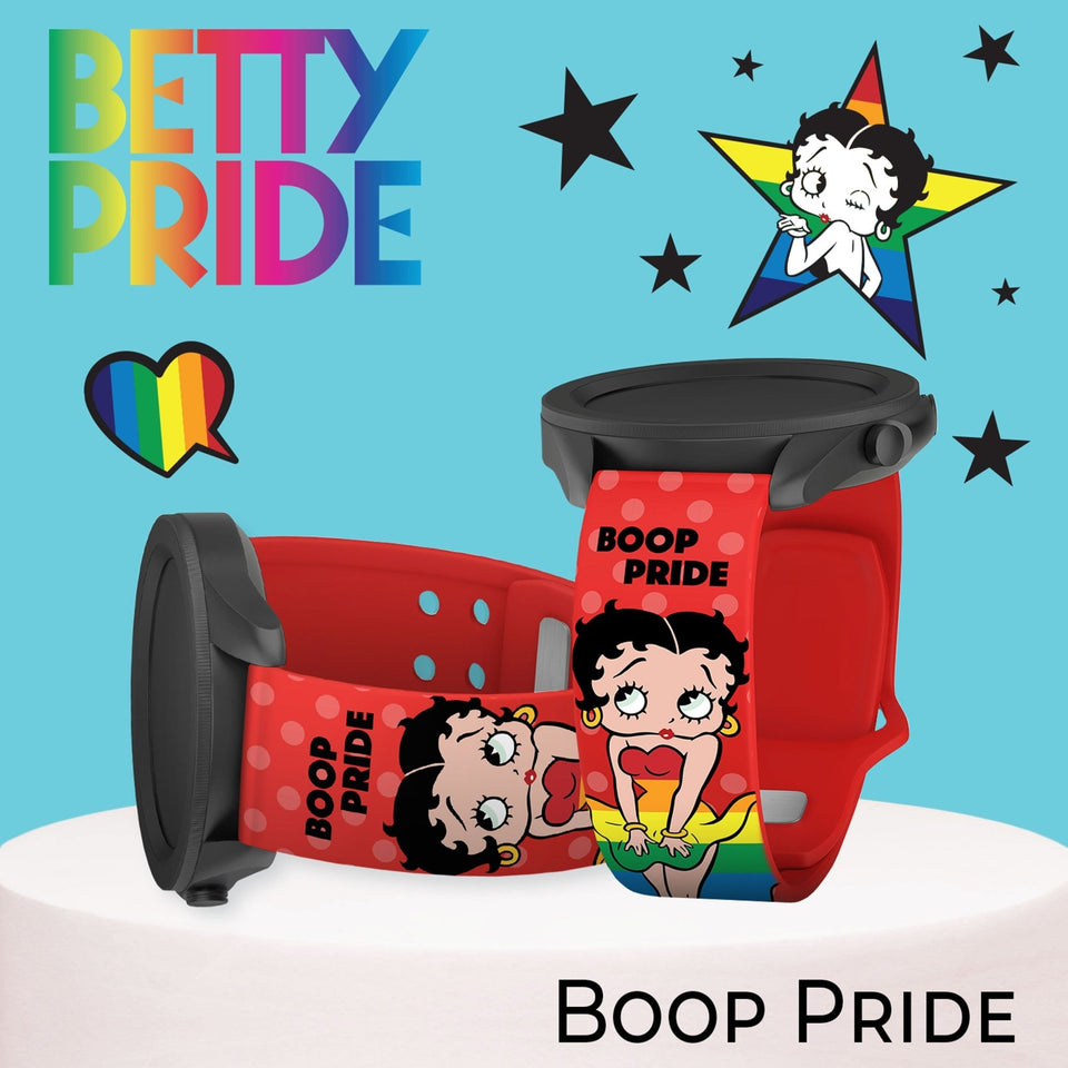 Betty Boop Pride HD Watchband for Samsung, Garmin, Fossil, and More for Samsung, Garmin, Fossil, and More - Wear with style