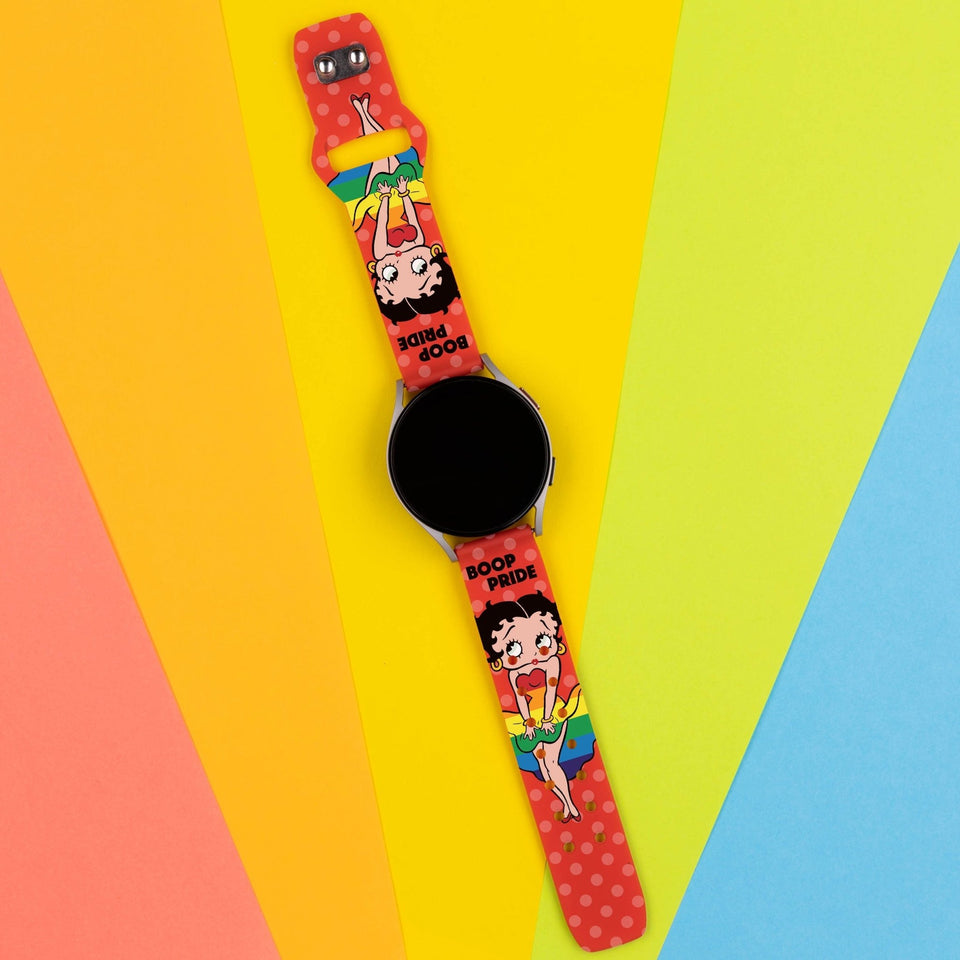 Betty Boop Pride HD Watchband for Samsung, Garmin, Fossil, and More for Samsung, Garmin, Fossil, and More - Wear with style