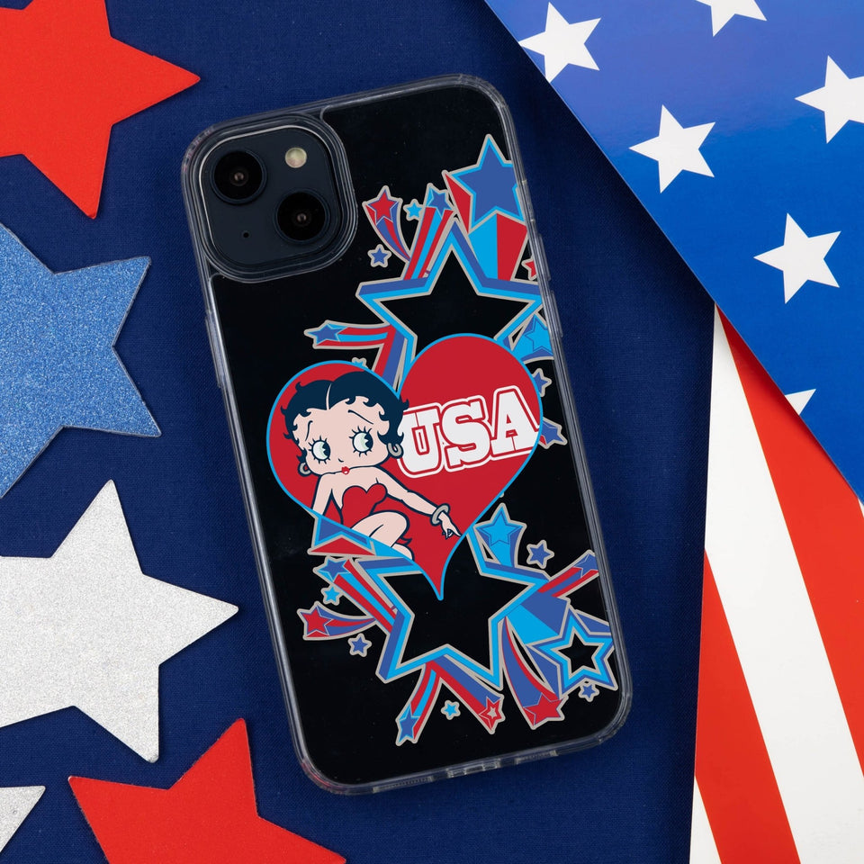 Betty Boop Red White & Boop HD Apple iPhone 11/XR Phone Case - Wear with style