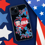 Betty Boop Red White & Boop HD Apple iPhone 12 Mag - Safe Phone Case - Wear with style
