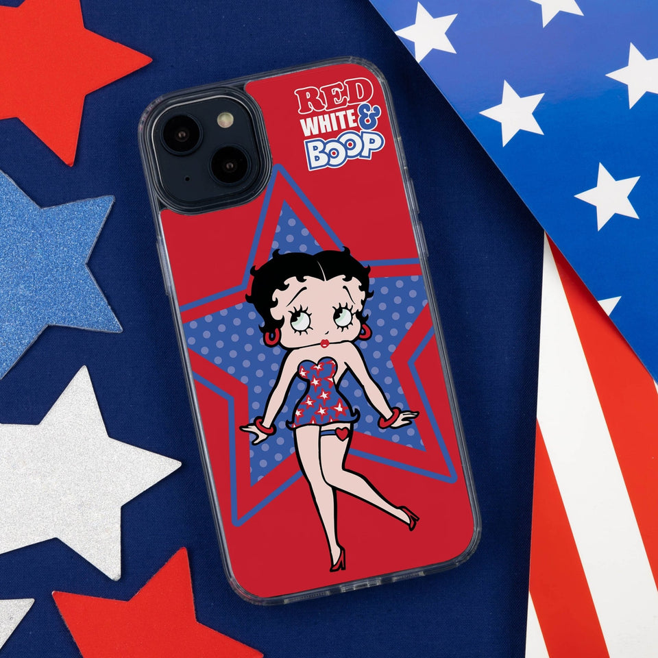 Betty Boop Red White & Boop HD Apple iPhone 12 Mag - Safe Phone Case - Wear with style