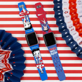 Betty Boop Red White & Boop HD Apple Watch Band - Wear with style