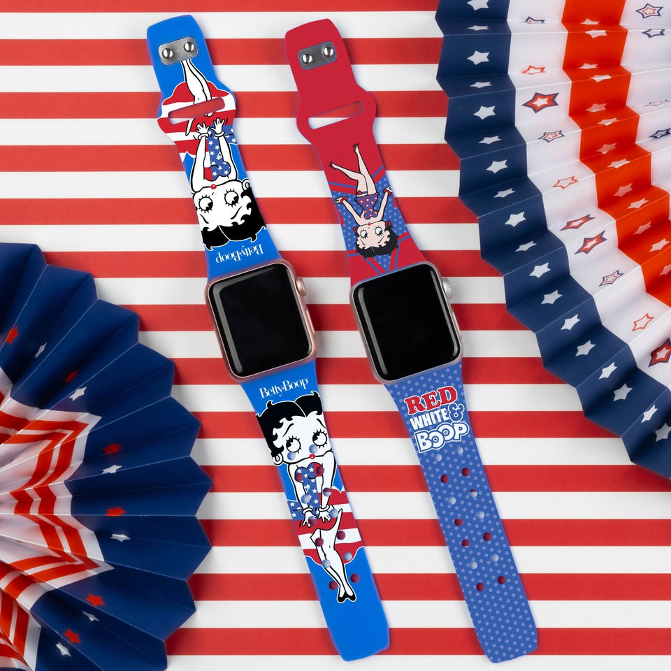 Betty Boop Red White & Boop HD Apple Watch Band - Wear with style