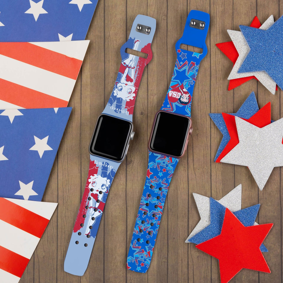 Betty Boop Red White & Boop HD Apple Watch Band - Wear with style