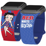 Betty Boop Red White & Boop HD Apple Watch Band - Wear with style