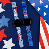 Betty Boop Red White & Boop HD Fitbit Versa 3 and Sense 1 Watch Band - Wear with style