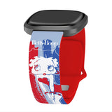 Betty Boop Red White & Boop HD Fitbit Versa 3 and Sense 1 Watch Band - Wear with style