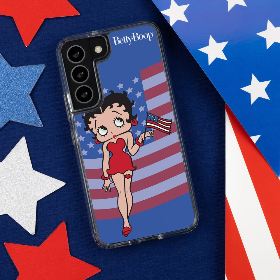 Betty Boop Red White & Boop HD Samsung Galaxy S22 Phone Case - Wear with style