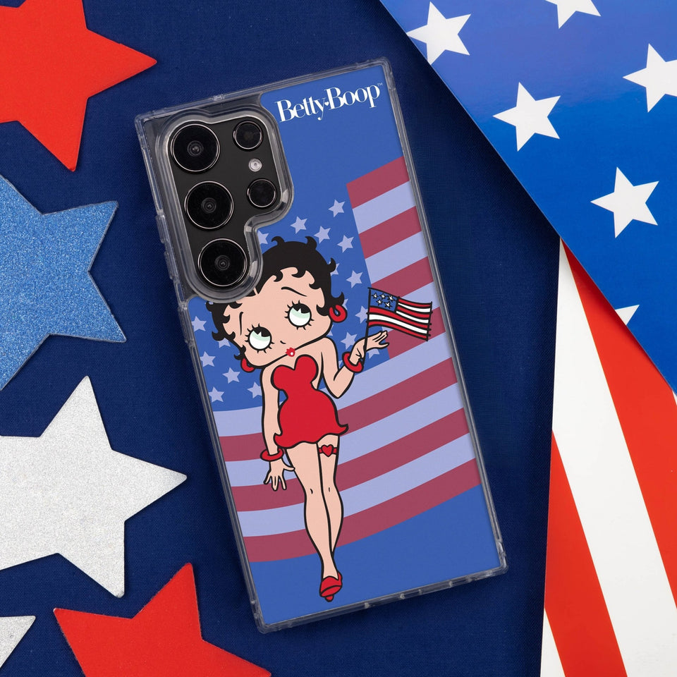 Betty Boop Red White & Boop HD Samsung Galaxy S22 Phone Case - Wear with style