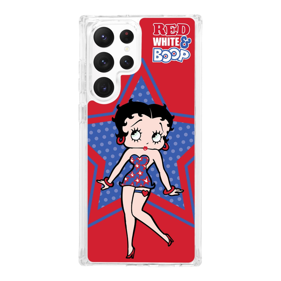 Betty Boop Red White & Boop HD Samsung Galaxy S22 Phone Case - Wear with style
