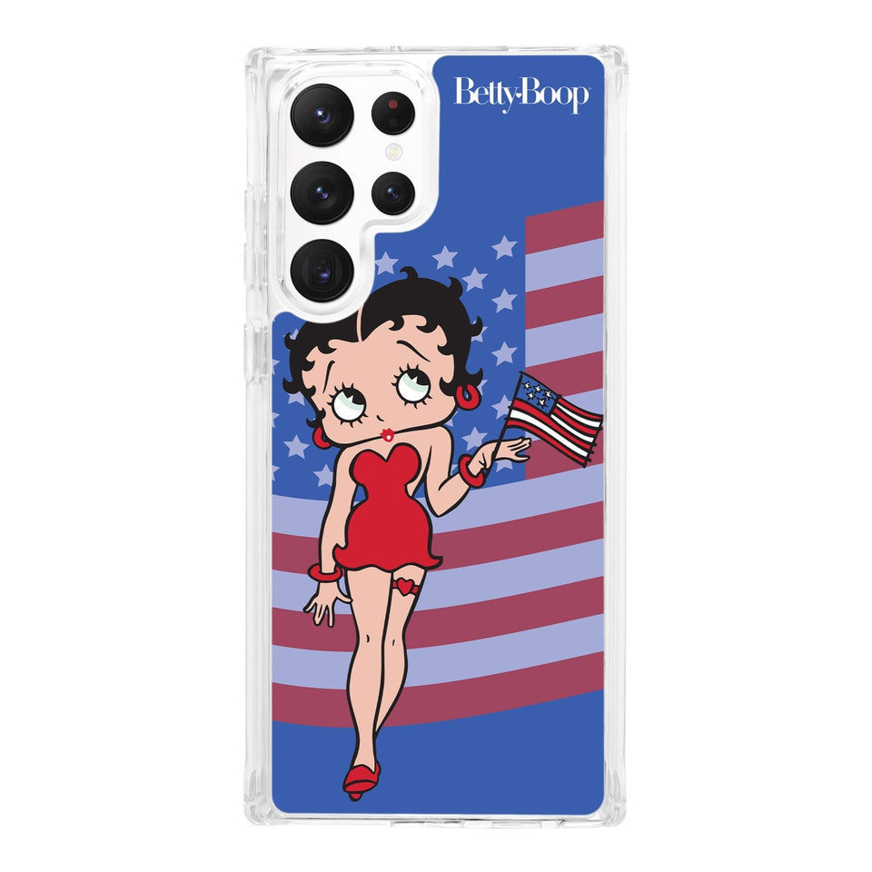 Betty Boop Red White & Boop HD Samsung Galaxy S24 Phone Case - Wear with style