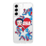 Betty Boop Red White & Boop HD Samsung Galaxy S24 Phone Case - Wear with style