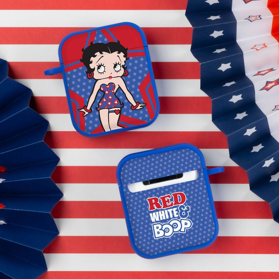 Betty Boop Red White & Boop HDX Apple AirPods Gen 1 & 2 Case Cover - Wear with style