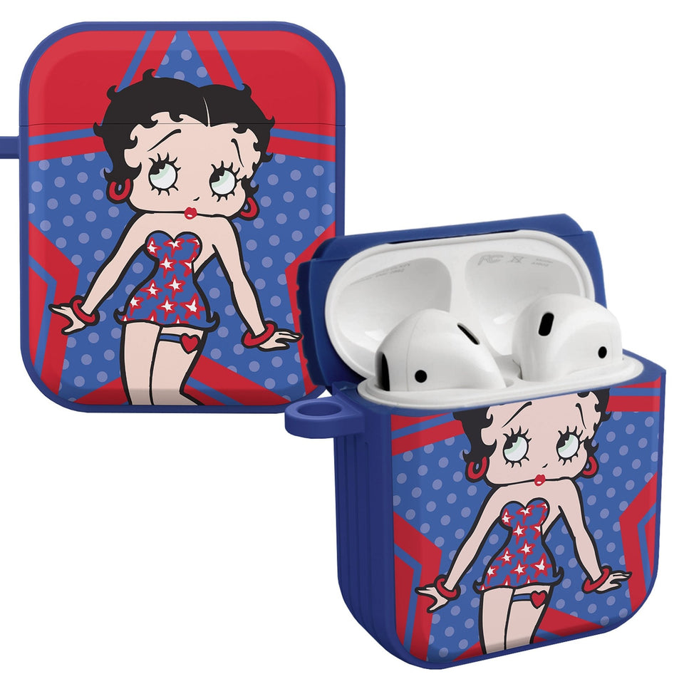 Betty Boop Red White & Boop HDX Apple AirPods Gen 1 & 2 Case Cover - Wear with style