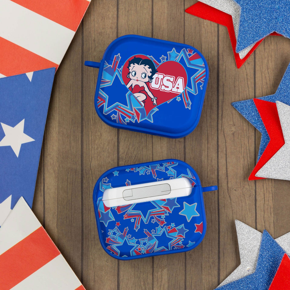 Betty Boop Red White & Boop HDX Apple AirPods Gen 3 Case Cover - Wear with style