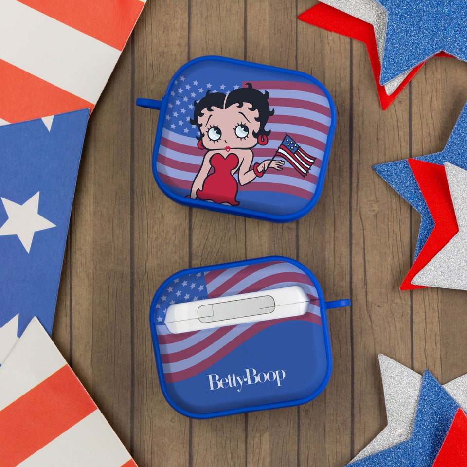 Betty Boop Red White & Boop HDX Apple AirPods Gen 3 Case Cover - Wear with style