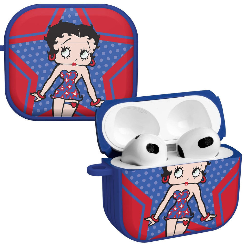 Betty Boop Red White & Boop HDX Apple AirPods Gen 3 Case Cover - Wear with style