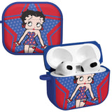 Betty Boop Red White & Boop HDX Apple AirPods Gen 3 Case Cover - Wear with style