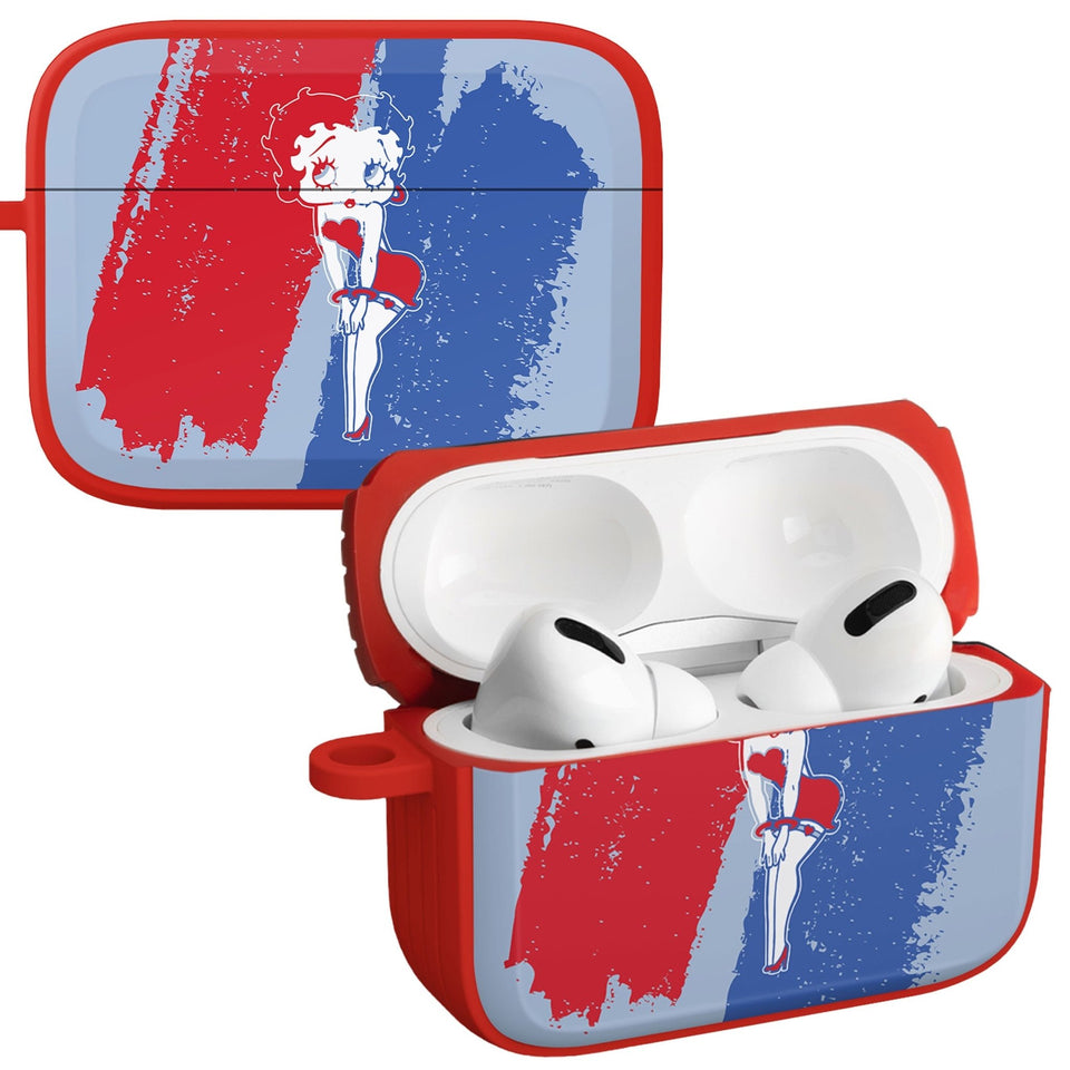 Betty Boop Red White & Boop HDX Apple AirPods Pro 1 & 2 Case Cover - Wear with style
