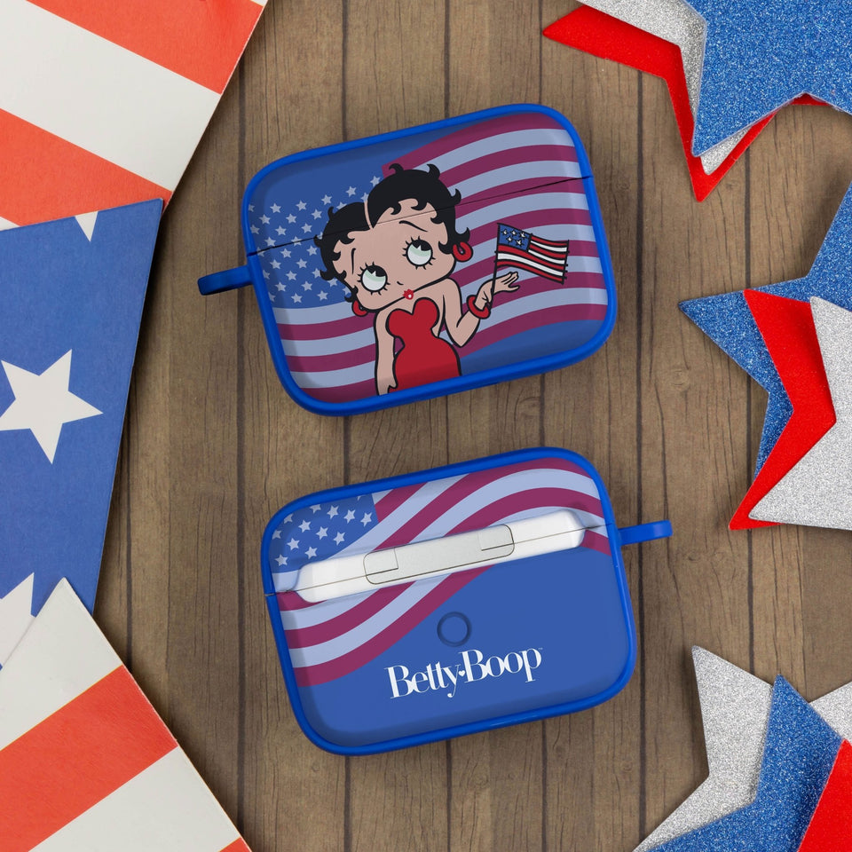 Betty Boop Red White & Boop HDX Apple AirPods Pro 1 & 2 Case Cover - Wear with style