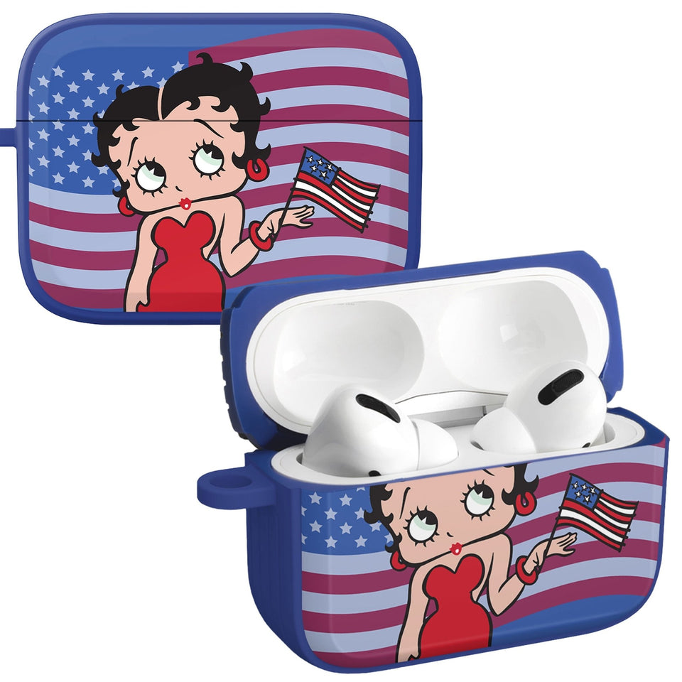 Betty Boop Red White & Boop HDX Apple AirPods Pro 1 & 2 Case Cover - Wear with style