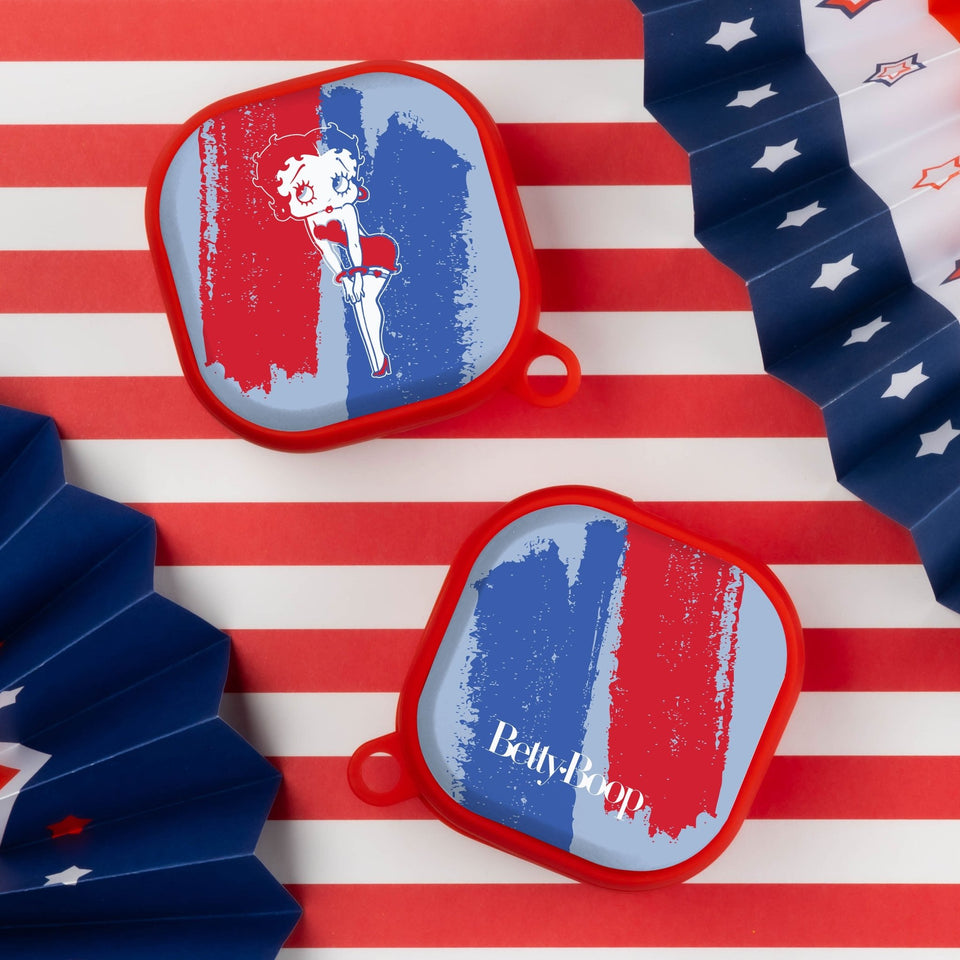 Betty Boop Red White & Boop HDX Samsung Galaxy Buds Pro Case Cover - Wear with style