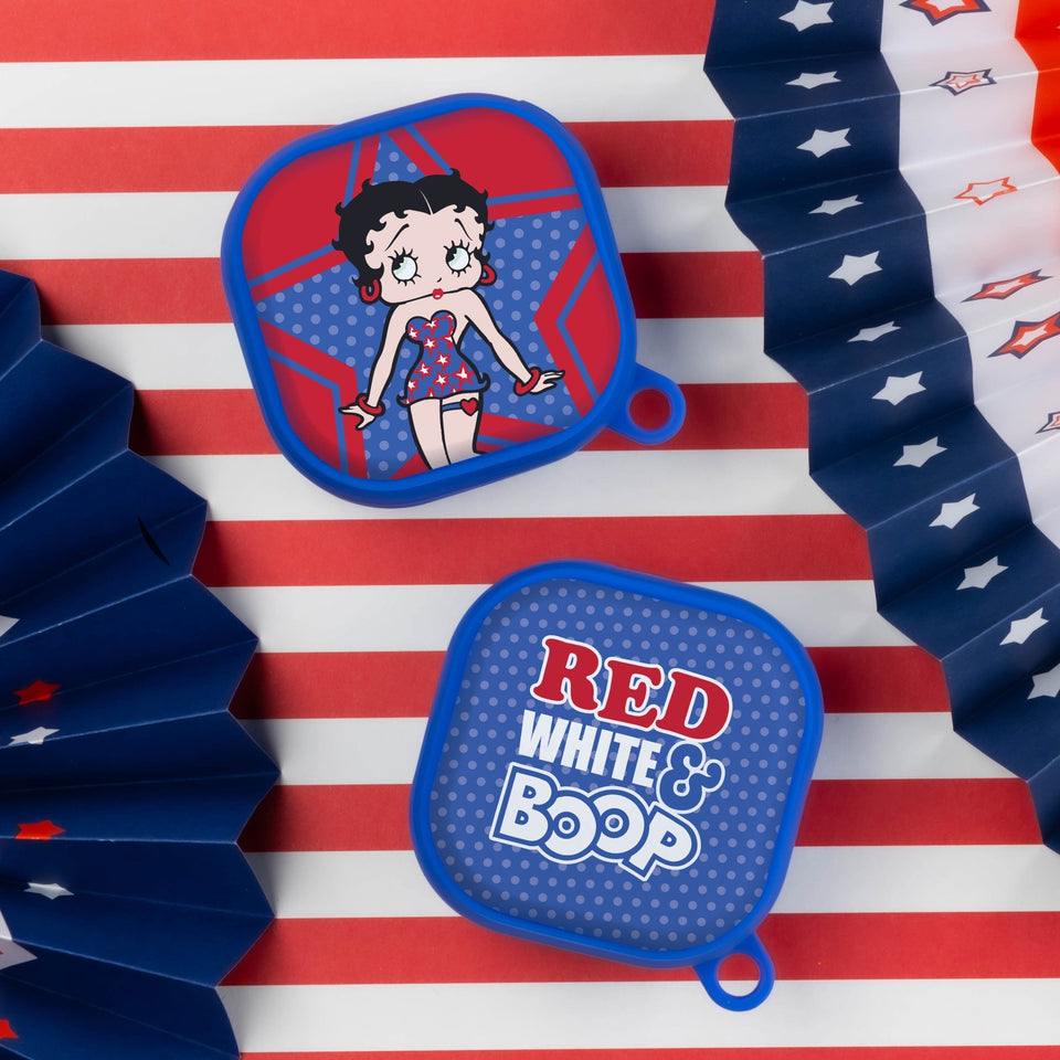 Betty Boop Red White & Boop HDX Samsung Galaxy Buds Pro Case Cover - Wear with style