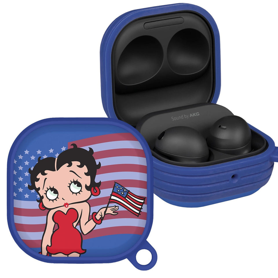 Betty Boop Red White & Boop HDX Samsung Galaxy Buds Pro Case Cover - Wear with style