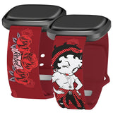 Betty Boop Romantic Rebel HD Fitbit Versa 3 and Sense 1 Watch Band - Wear with style