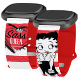 Betty Boop Romantic Rebel HD Fitbit Versa 3 and Sense 1 Watch Band - Wear with style