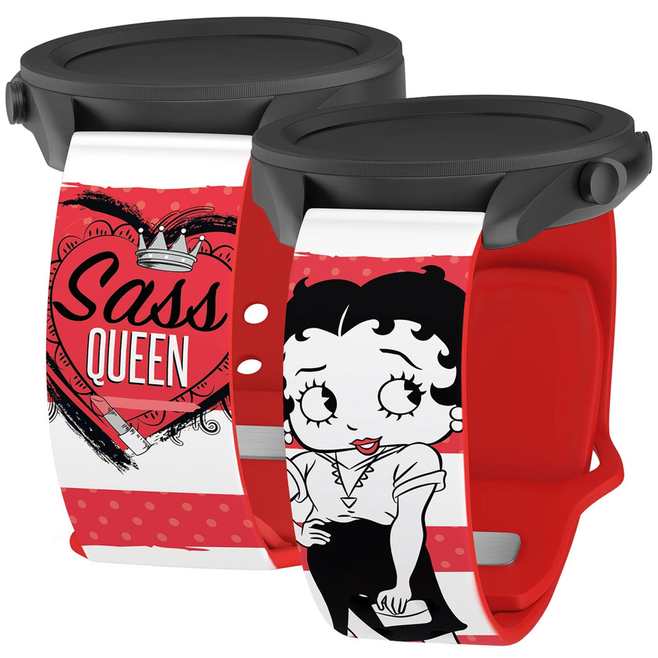 Betty Boop Romantic Rebel HD Watchband for Samsung, Garmin, Fossil, and More - Wear with style
