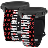Betty Boop Romantic Rebel HD Watchband for Samsung, Garmin, Fossil, and More - Wear with style