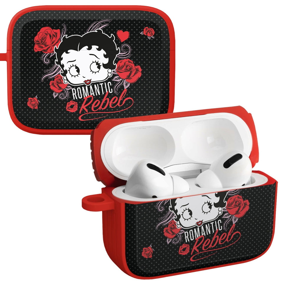 Betty Boop Romantic Rebel HDX Apple AirPods Pro 1 & 2 Case Cover - Wear with style