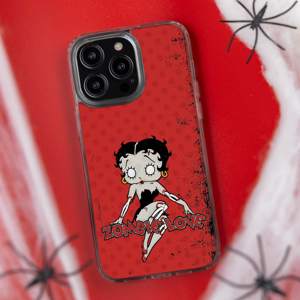 Betty Boop Zombie Love HD Apple iPhone Series 11 - 14 Mag - Safe Phone Case - Wear with style