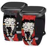 Betty Boop Zombie Love HD Fitbit Versa 3 & Sense 1 Watch Band - Wear with style