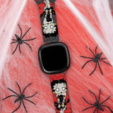 Betty Boop Zombie Love HD Fitbit Versa 3 & Sense 1 Watch Band - Wear with style