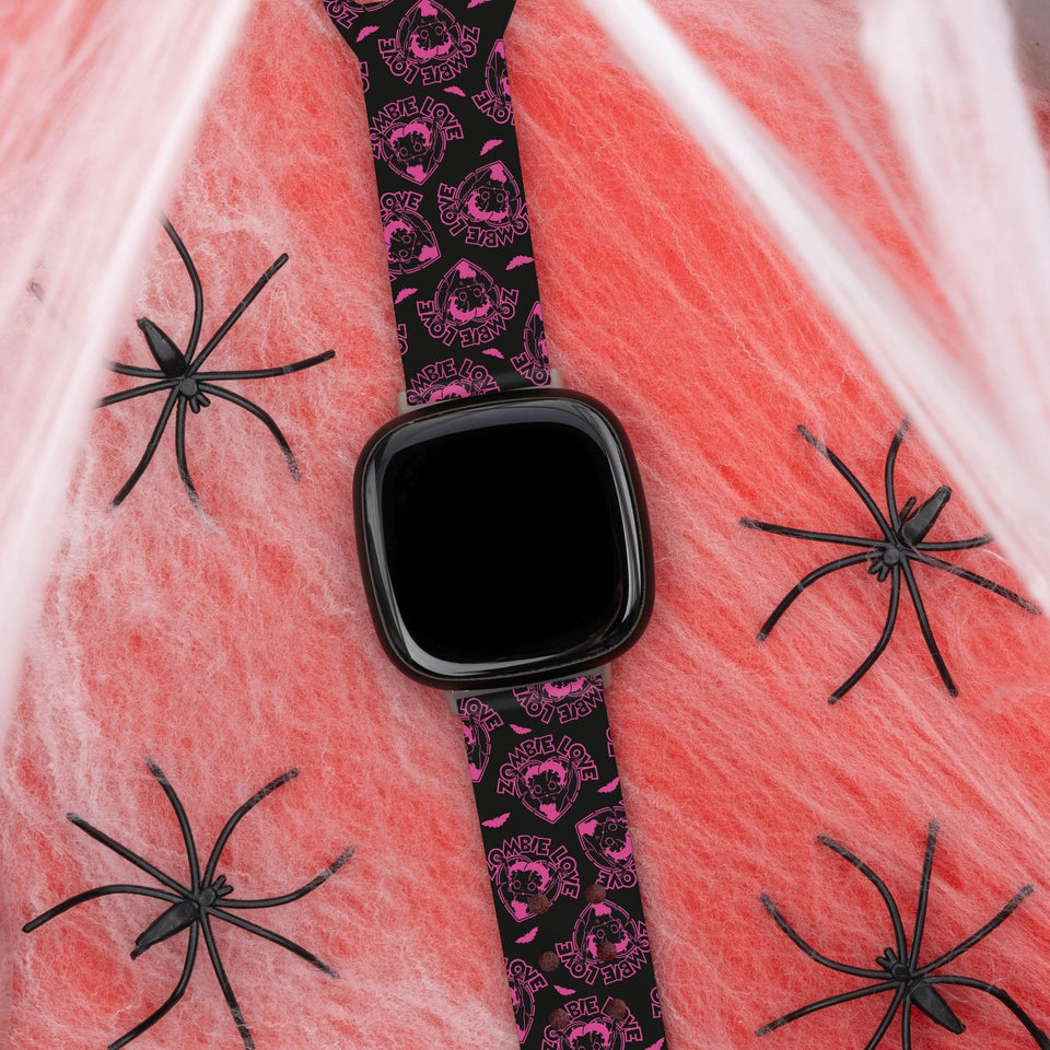 Betty Boop Zombie Love HD Fitbit Versa 3 & Sense 1 Watch Band - Wear with style