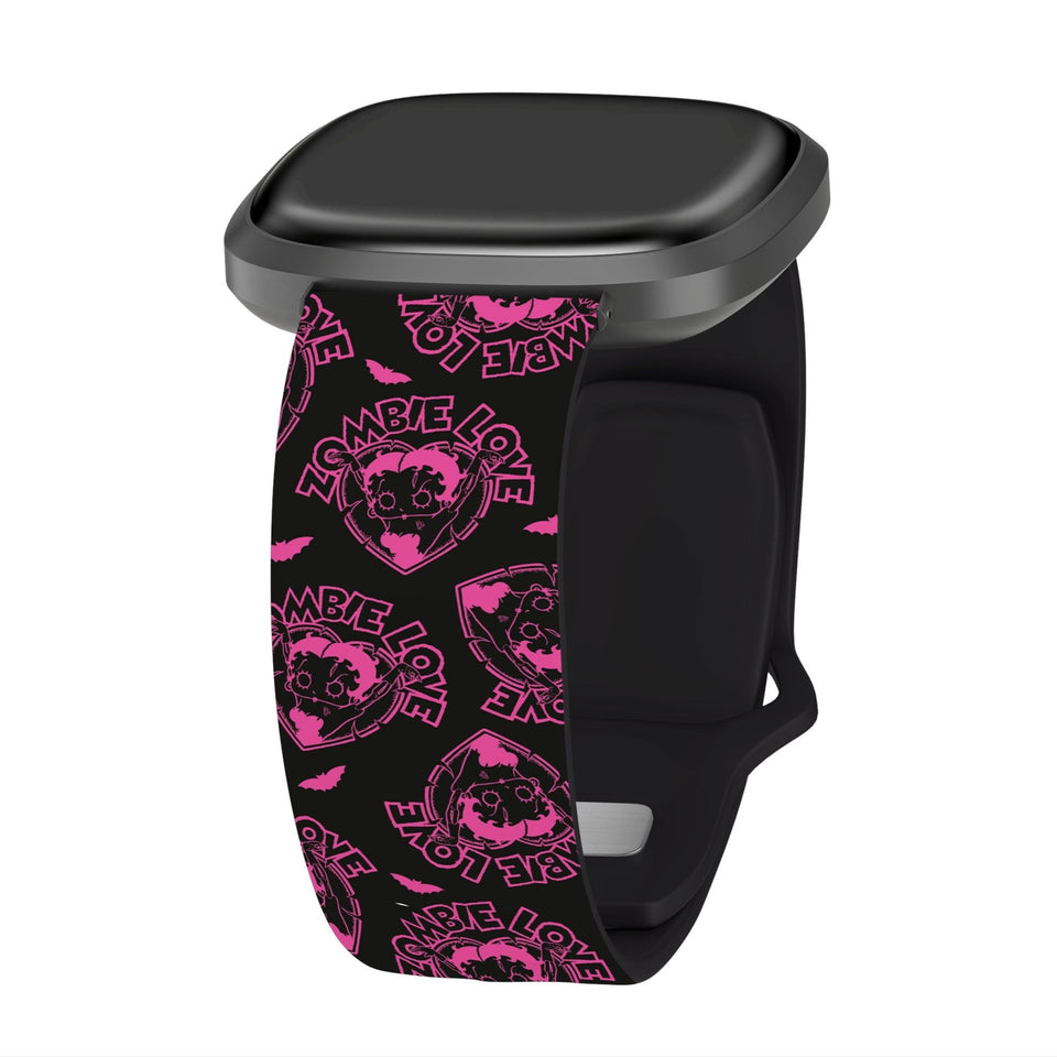 Betty Boop Zombie Love HD Fitbit Versa 3 & Sense 1 Watch Band - Wear with style