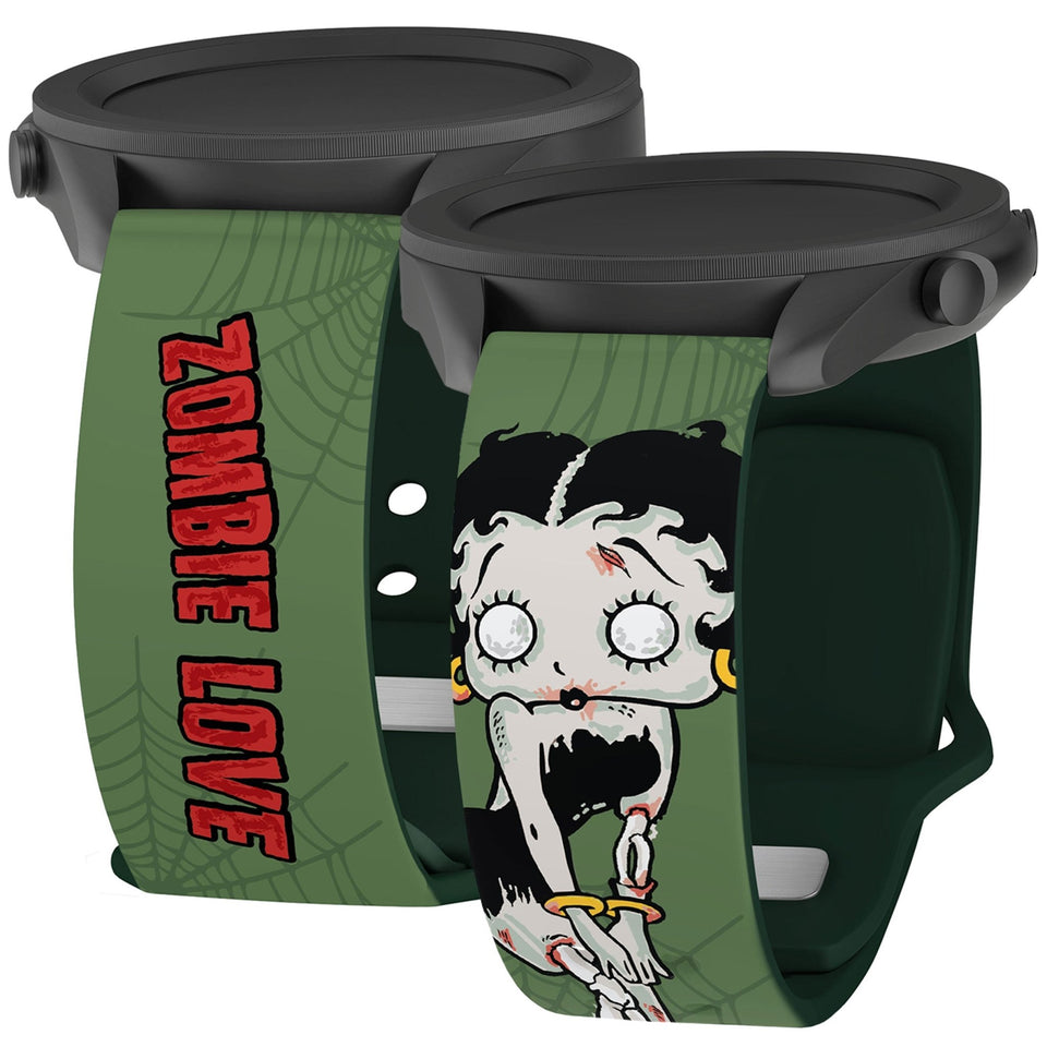 Betty Boop Zombie Love HD Watchband for Samsung, Garmin, Fossil, and More - Wear with style