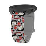 Betty Boop Zombie Love HD Watchband for Samsung, Garmin, Fossil, and More - Wear with style