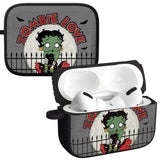 Betty Boop Zombie Love HDX Apple AirPods Pro 1 & 2 Case Cover - Wear with style
