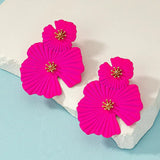 Big Flower Drop Earrings - Wear with style