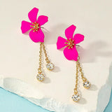 Big Flower Drop Earrings - Wear with style