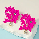 Big Flower Drop Earrings - Wear with style