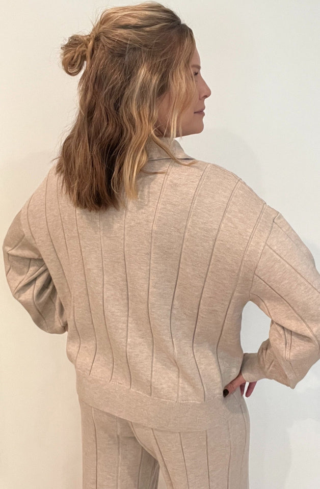 Birchbend Ribbed Sweater-Beige-Final Sale - Wear with style