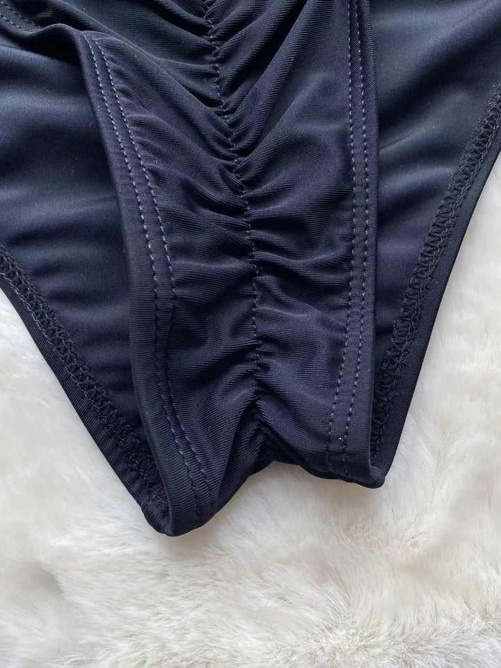 Black rose one piece swimsuit - Wear with style