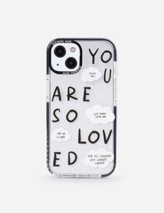Black You Are So Loved Phone Case - Wear with style